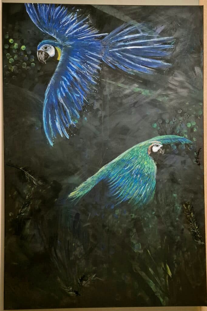 Kunstwerk von Franziska Schmid, vertikales Format